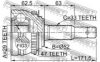 FEBEST 1110-ESPA47 Joint, drive shaft